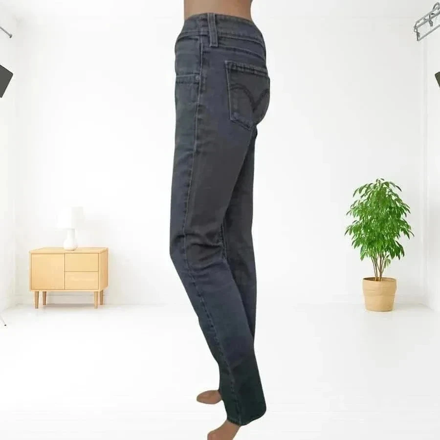Jean vintage y2k Levis Strauss 571 slim fit taille basse, extensibel – photo 8